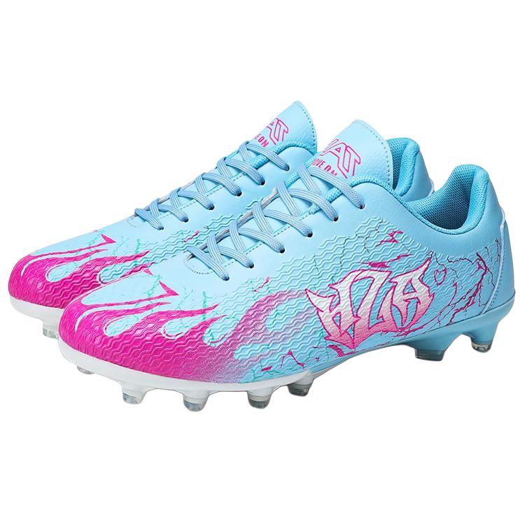 HLA JEANS FG Firm Ground Synthetic Leather Cushioning Slip Resistant Abrasion Resistant Breathable Soccer Shoes Unisex