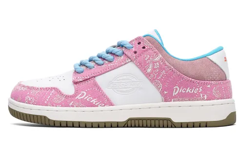 Dickies Low top Skateboard Shoes Women's Peach Red White