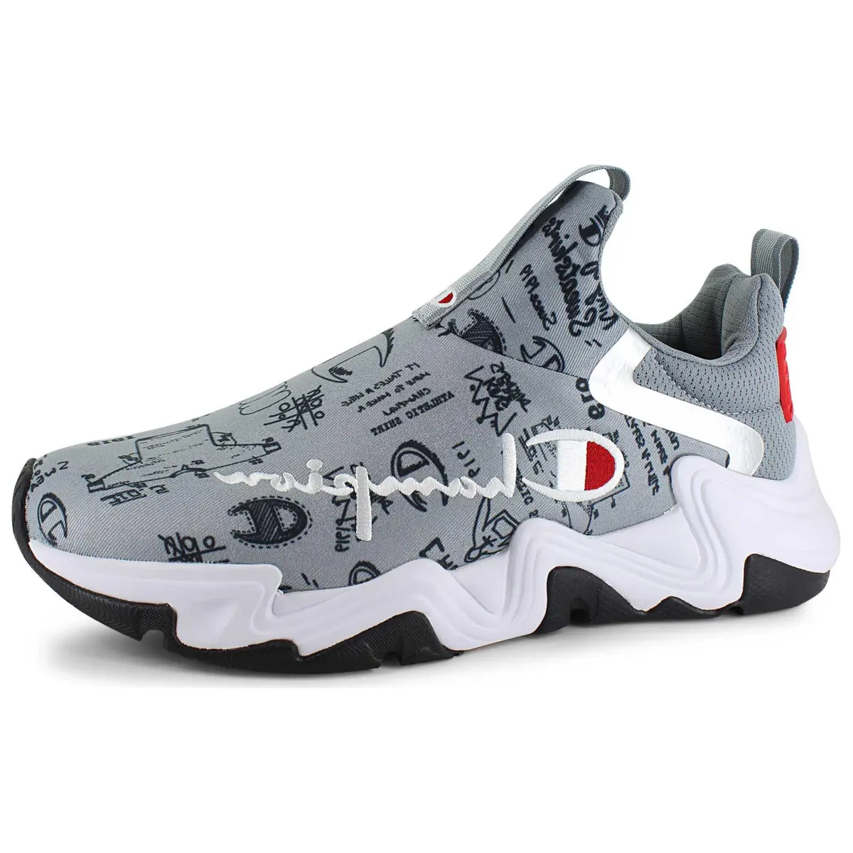 Champion Hyper Apex Doodle Fabric Low top Casual Shoes Men's Gray