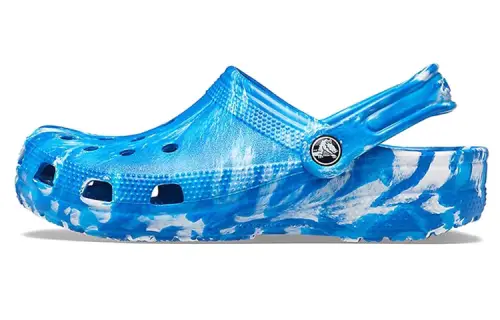 Crocs Beach Blue Marble Sandals