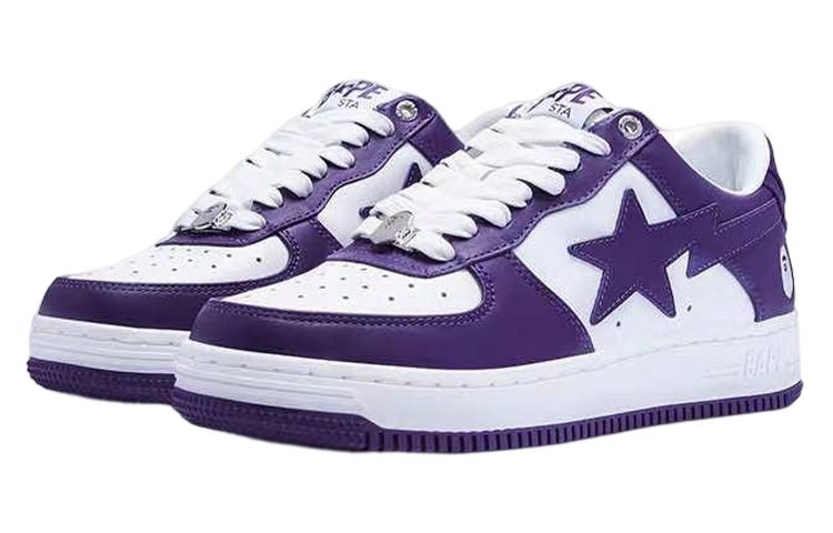 A BATHING APE Bape Sta White Purple 2022
