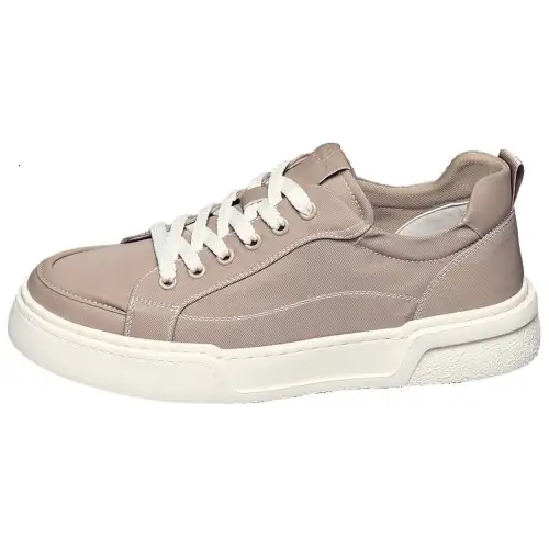 JANE HARLOW Fabric Low top Skateboard Shoes Men's Apricot