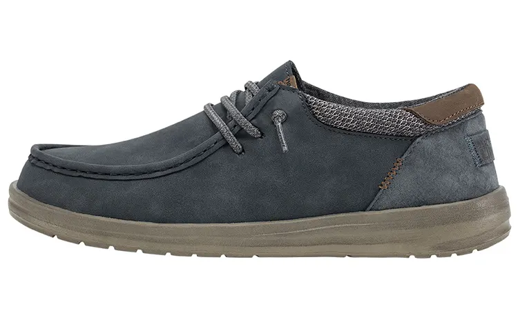 Heydude Men's Casual Shoes Men's Low Top Dark Blue