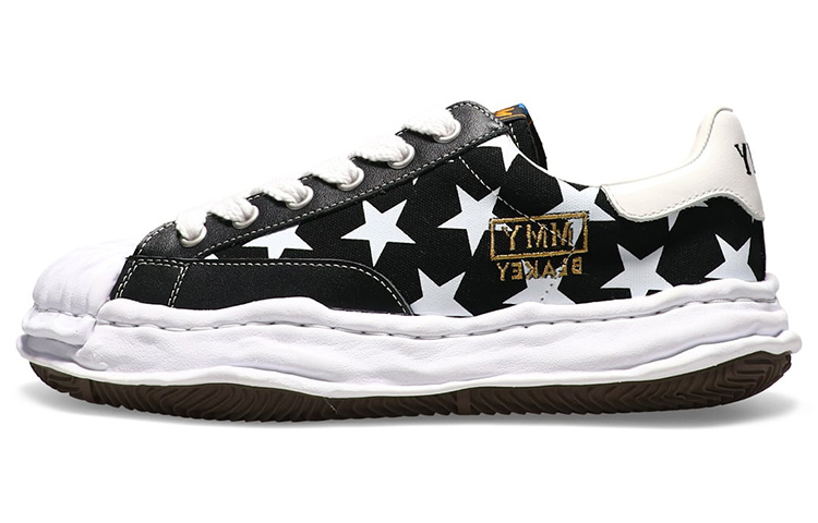 MIHARA YASUHIRO Maison MIHARA YASUHIRO Blakey OG Sole Canvas Low Atmos Star Print Black