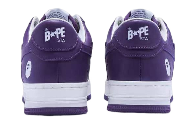 A BATHING APE Bape Sta White Purple 2022