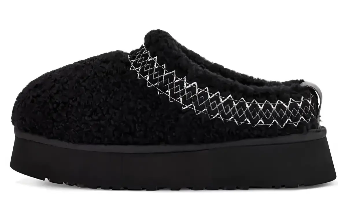 UGG Tazz Slipper Heritage Braid Black Women's