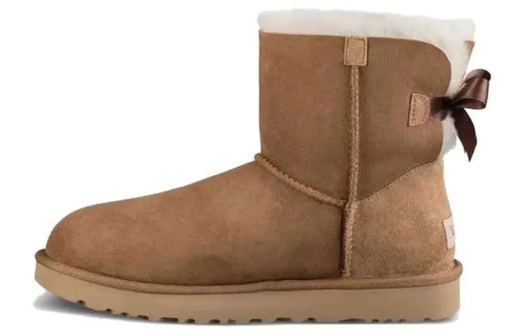 UGG Australia Mini Bailey Bow Ii Chestnut Boots Women's
