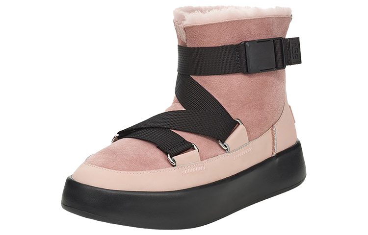 Женские сапоги UGG Classic Boom Buckle (розовые) — фото 3