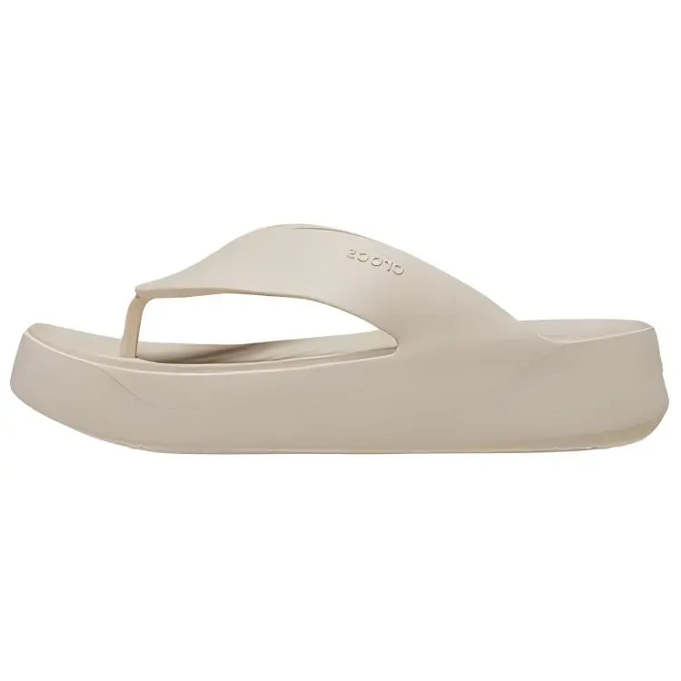 Crocs EVA Quiet Flip Flops Women's Gray
