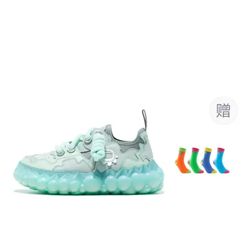 OETZI Melting Ice Collection Ice Man Oz Cow Leather Abrasion Resistant Breathable Lightweight Height Increasing Low top
