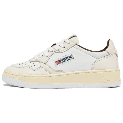 AUTRY Medalist Leather Low top Skateboard Shoes Women's White