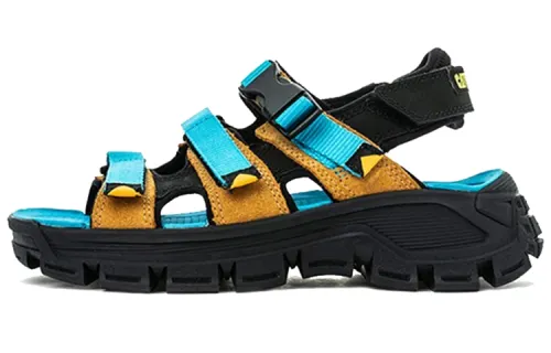 CAT PROGRESSOR BUCKLE series hollow Velcro casual fashion sandals, same style for men and women, light blue