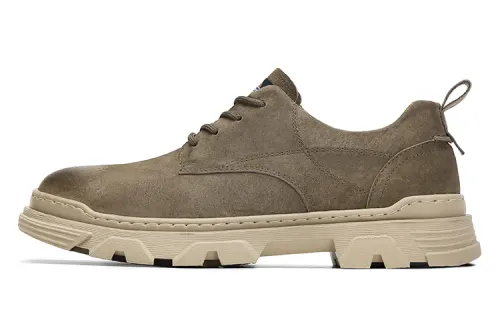 Dickies Leather Ankle Length Outdoor Boots Men's Camel