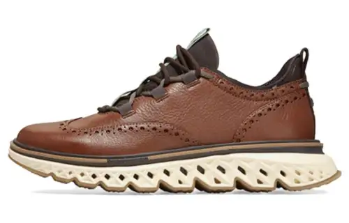 COLE HAAN Leather Low top Casual Shoes Men's Brown