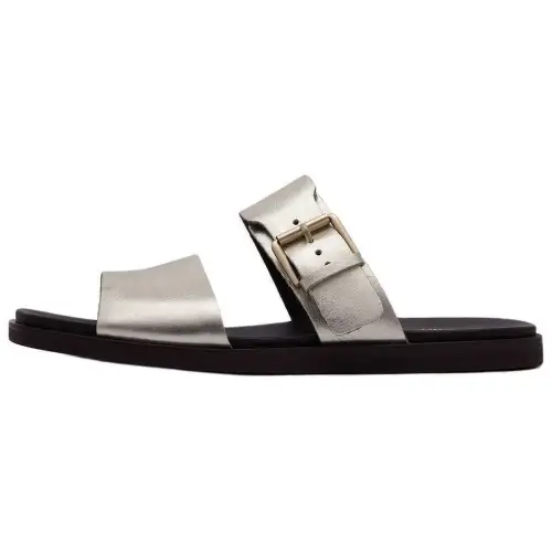 Clarks Slide Slippers Women's Gold