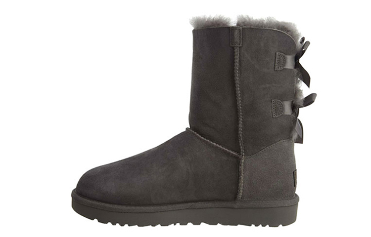 Женские сапоги UGG UGG Bailey Bow II (серые)