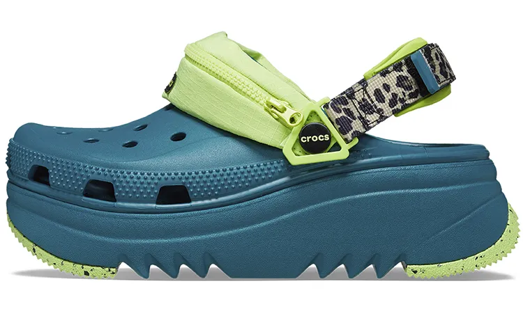 Crocs Hiker Xscape EVA Clog 5cm Unisex Blue Green