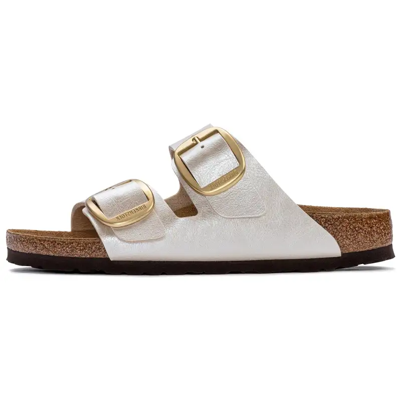 Birkenstock Arizona Big Buckle Slide Slippers Women's Beige Regular