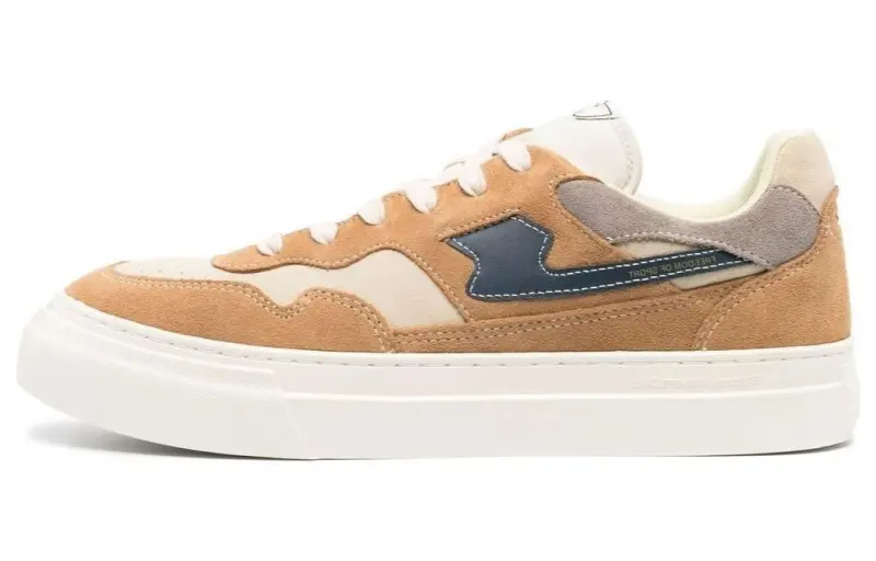 Stepney Workers Club Leather Stylish Skateboarding Shoes Men's Light Brown