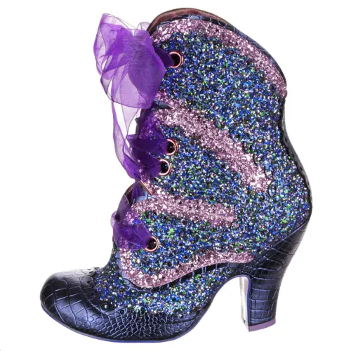 IRREGULAR CHOICE Pu Ankle Boots 9.2cm Women's Purple