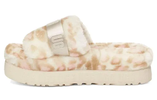 UGG Fluffita Shearling Slippers Women's White