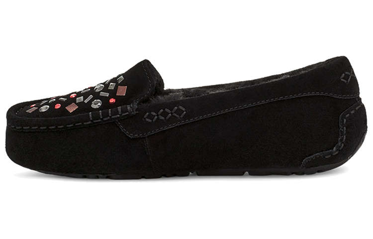 UGG Ansley Stud 2 Rivets Slip On Black Women's