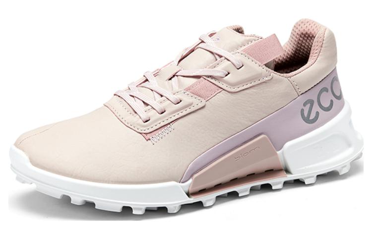 Ecco Aibu Jianbu 2.1 series leather outdoor hiking low-cut sports and casual shoes women's nude pink