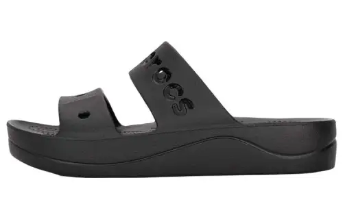 Crocs Baya Platform Sandals 'Core Black' Women's