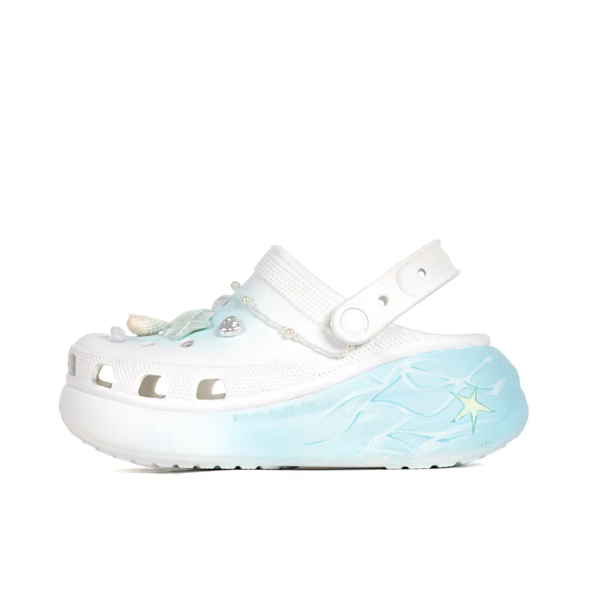 Crocs Crush Clog EVA Clogs Women's White