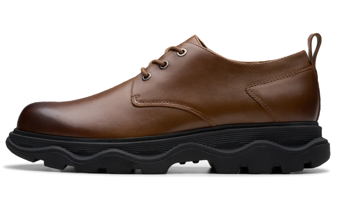 Clarks Cow Leather Casual Shoes Men's Brown
