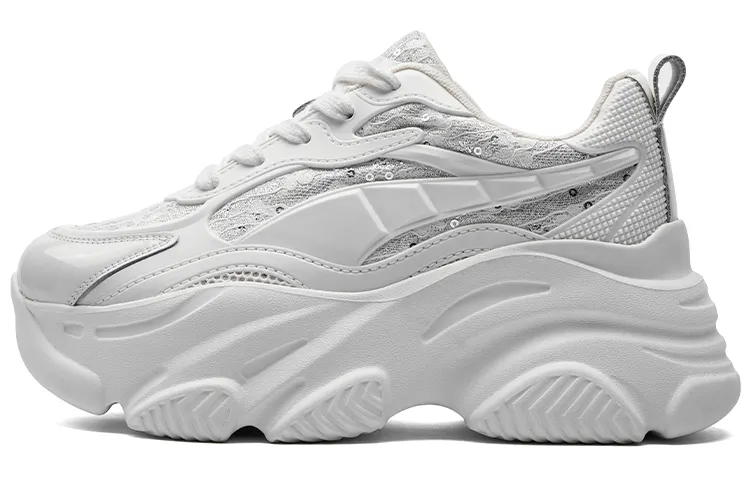 PACO GIL Chunky Sneakers Women's Low Top White