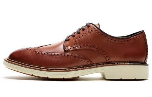 COLE HAAN Top Grain Cow Leather Casual Leather Shoes Men's Brown