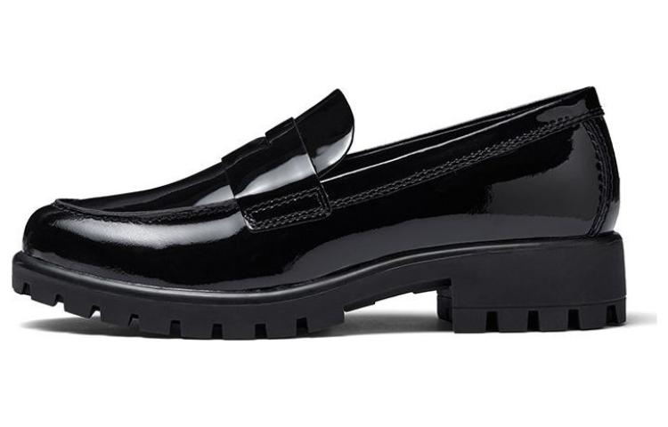 Ecco Modtray Modern Collection Top Grain Cow Leather Platform Shoes Women's Black