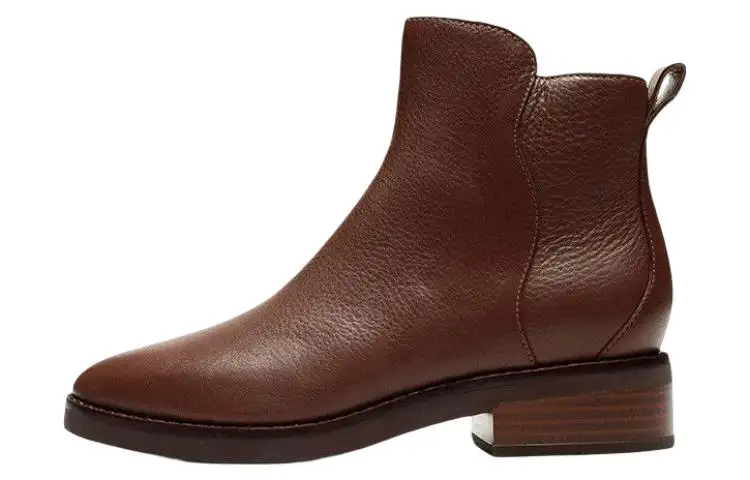 COLE HAAN Cow Leather Ankle Boots Women's Brown