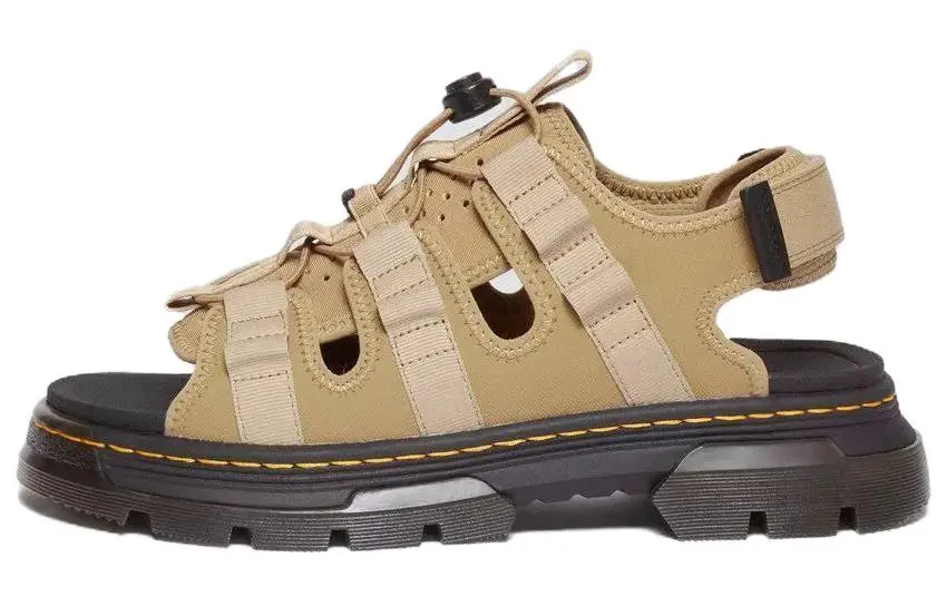 Dr.Martens Fabric Beach Sandals Unisex Khaki