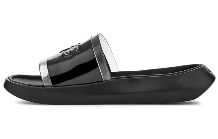 UGG Hilama Slide Black Slippers Women's