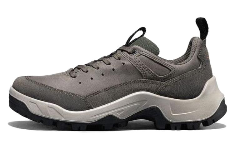 Ecco Trail Running Cushioning Abrasion Resistant Slip Resistant Low top Outdoor Shoes Men’s Brown White