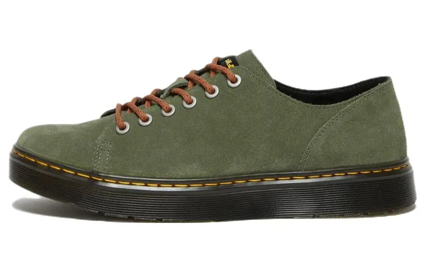 Dr. Martens Dante Suede Leather Shoes 'Khaki Green'