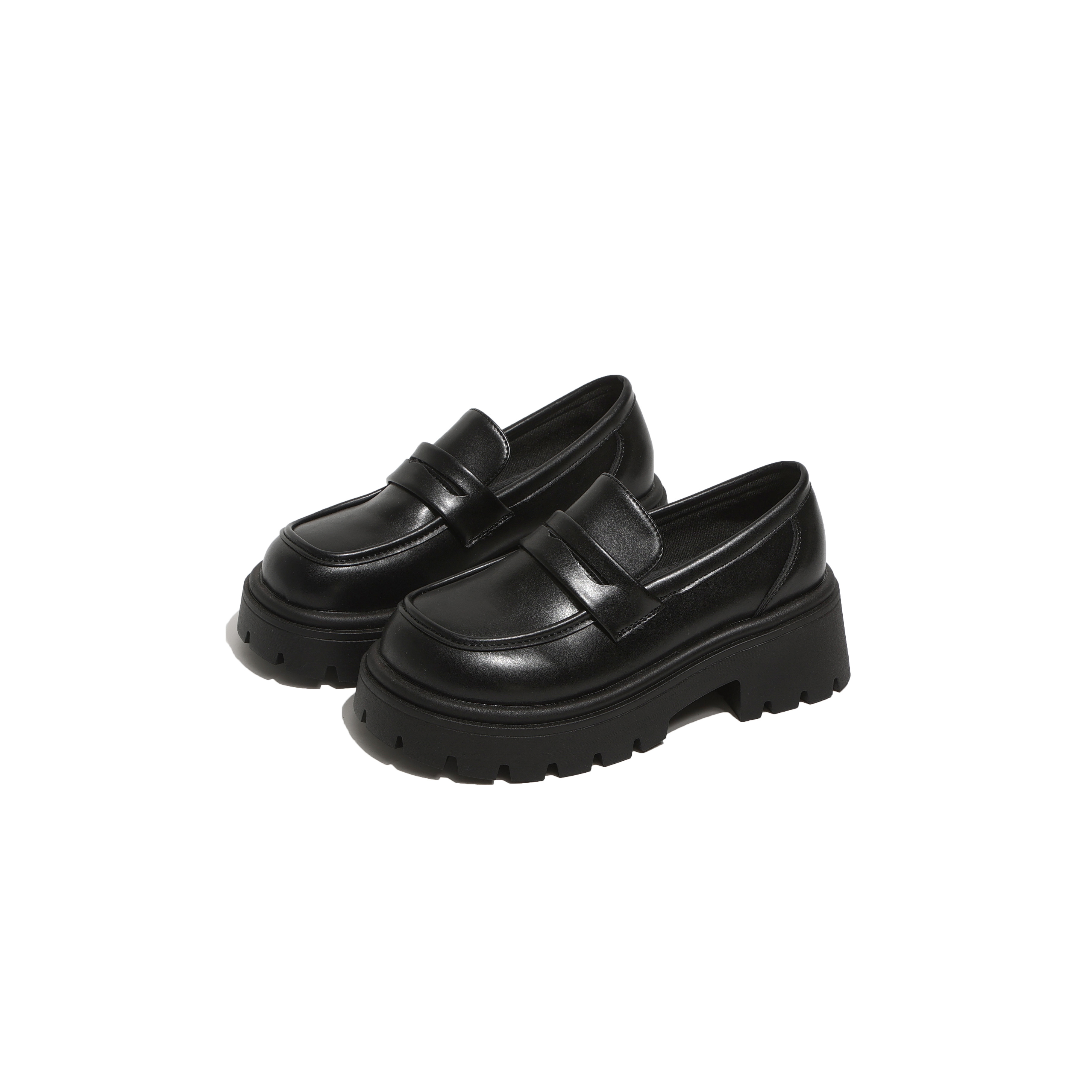 SHUXI Loafers Women's Black/Brown