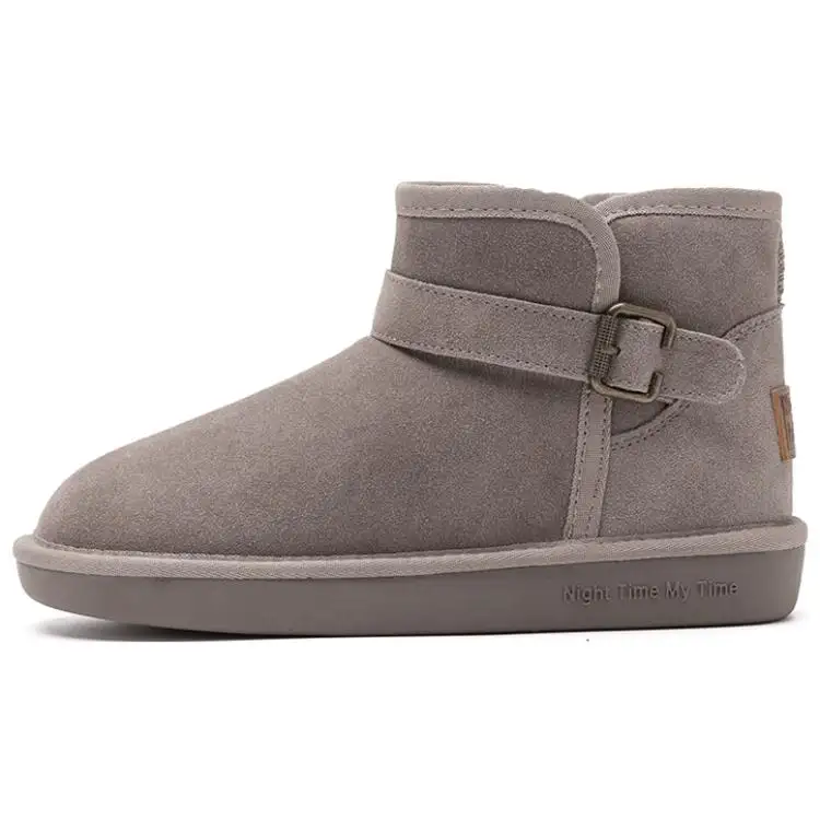 AGSDON Suede 11cm Snow Boots Women's
