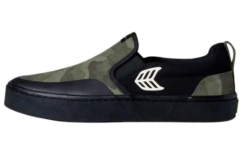 CARIUMA Canvas Low top Skateboard Shoes Unisex Green