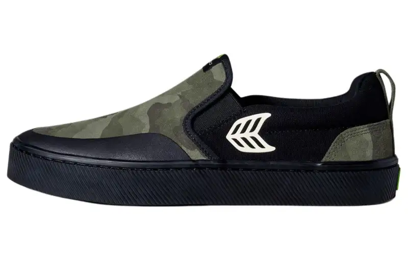 CARIUMA Canvas Low top Skateboard Shoes Unisex Green