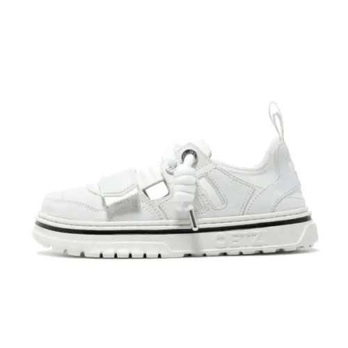 OETZI Skateboard Shoes Unisex Low Top White