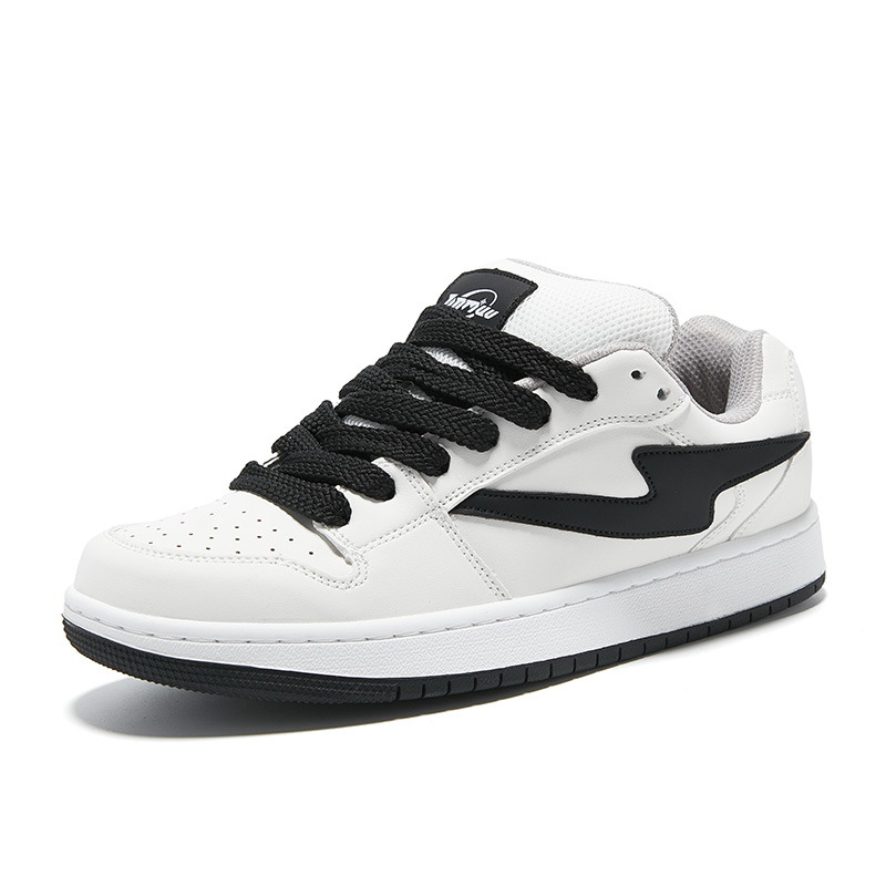 TINMUU Textile, Synthetic Leather Low top Skateboard Shoes Unisex