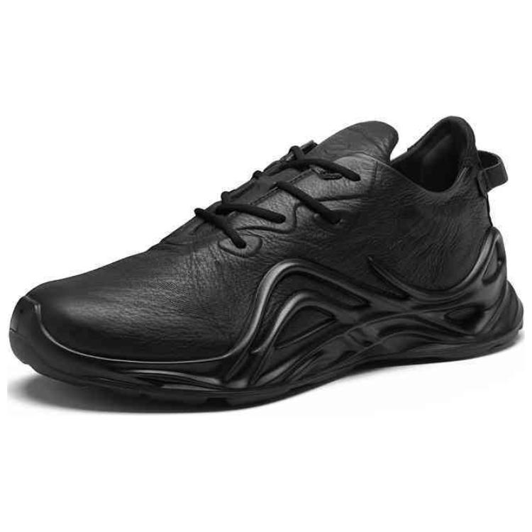 Ecco BIOM INFINITE Cow Leather Abrasion Resistant Low top Hiking Shoes Men’s Black