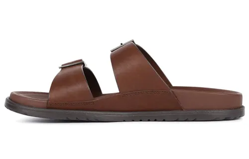 UGG Wainscott Buckle Slide Slippers Men's Burgundy
