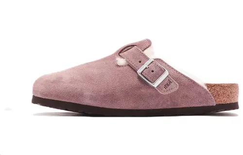 Birkenstock Boston Shearling Kith Antler Taupe