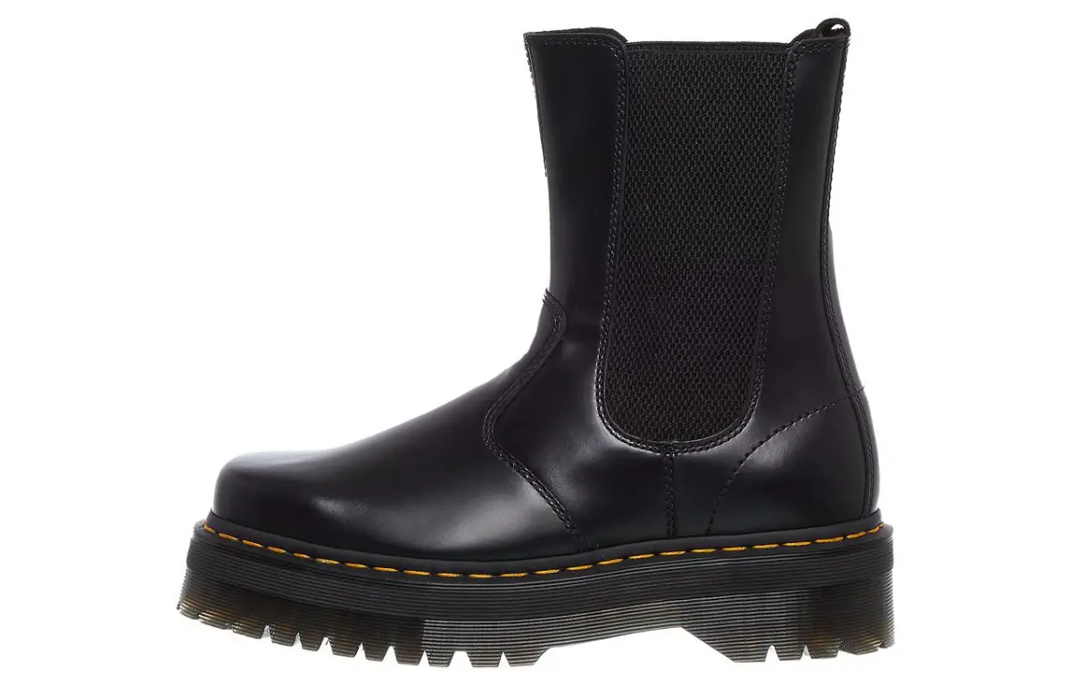 Dr. Martens 2976 High Quad Squared Chelsea Boot Black