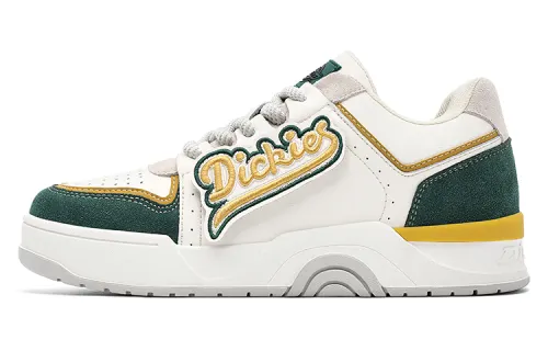 Dickies Cushioning Slip Resistant Low top Skateboard Shoes Men's Green White