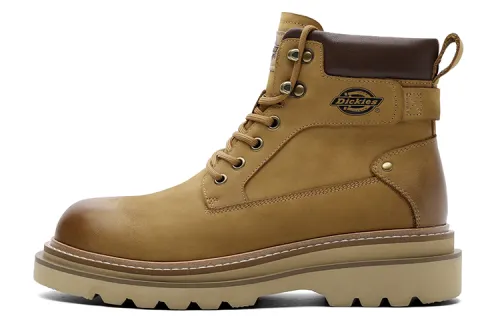 Dickies Cow Leather Knee High Work Boots Men's Brown